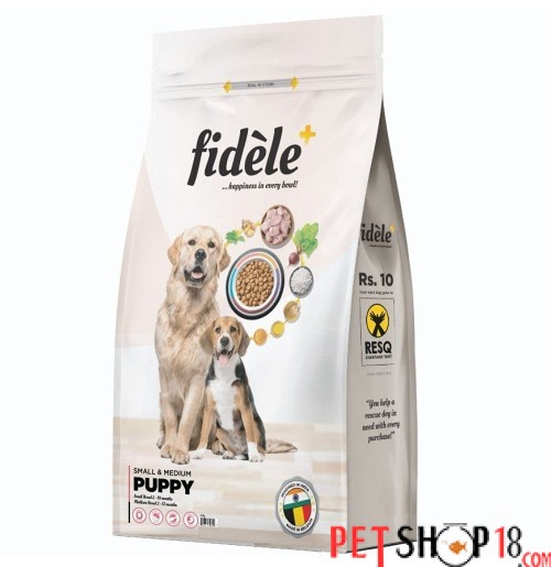 Fidele Puppy Food Small And Medium Breed 3 Kg Petshop18.com